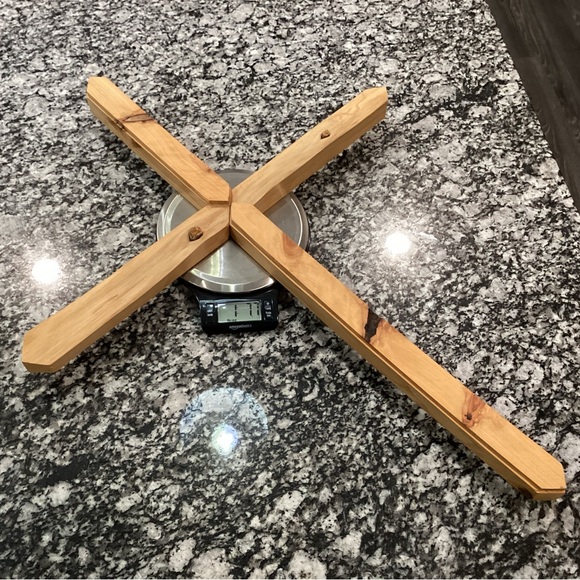 🟤 Beautiful Hand Crafted Solid Wood Large Cross - Excellent Condition - Unique - Picture 16 of 16